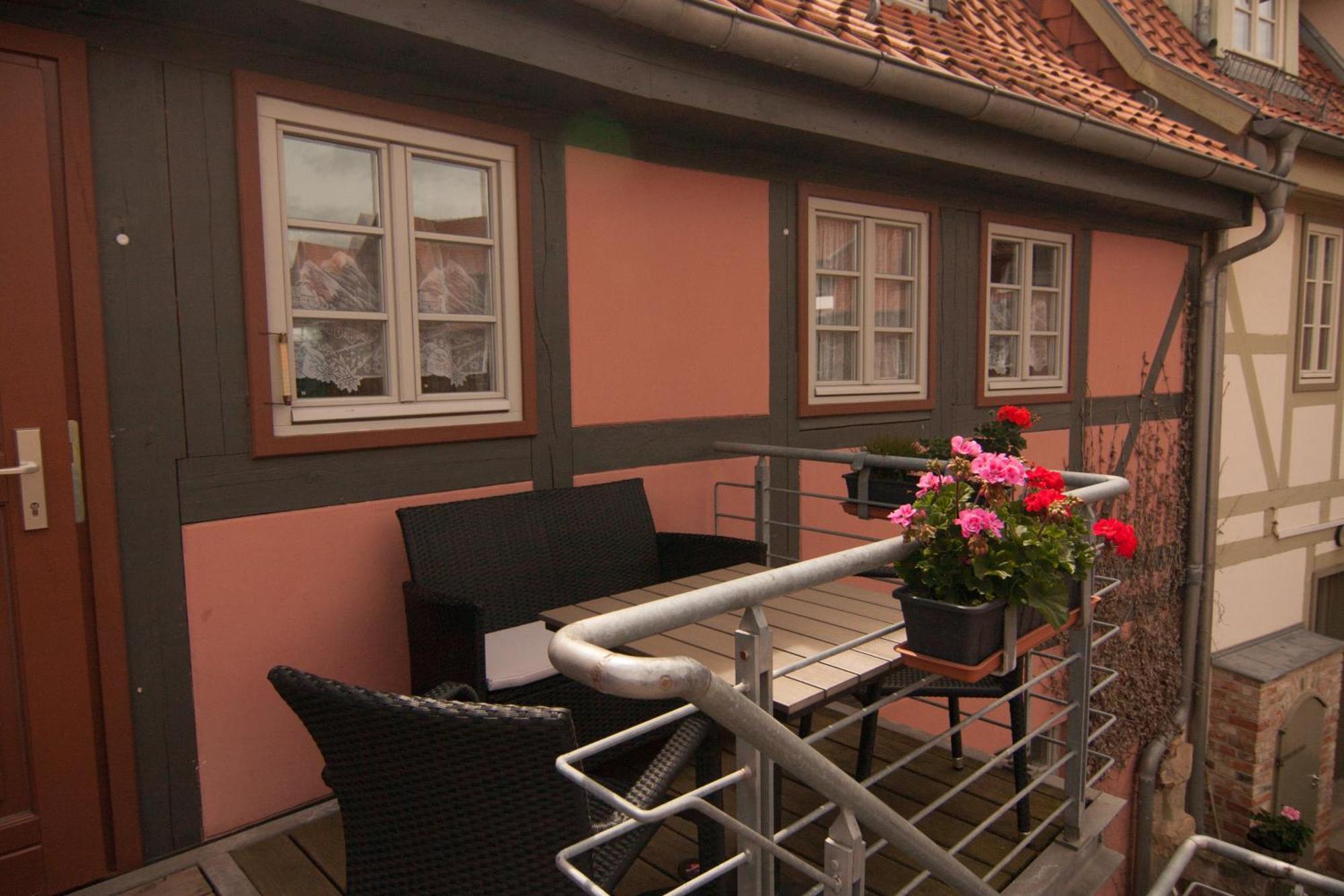 Apartment Mit Balkon No4 Quedlinburg Exteriör bild