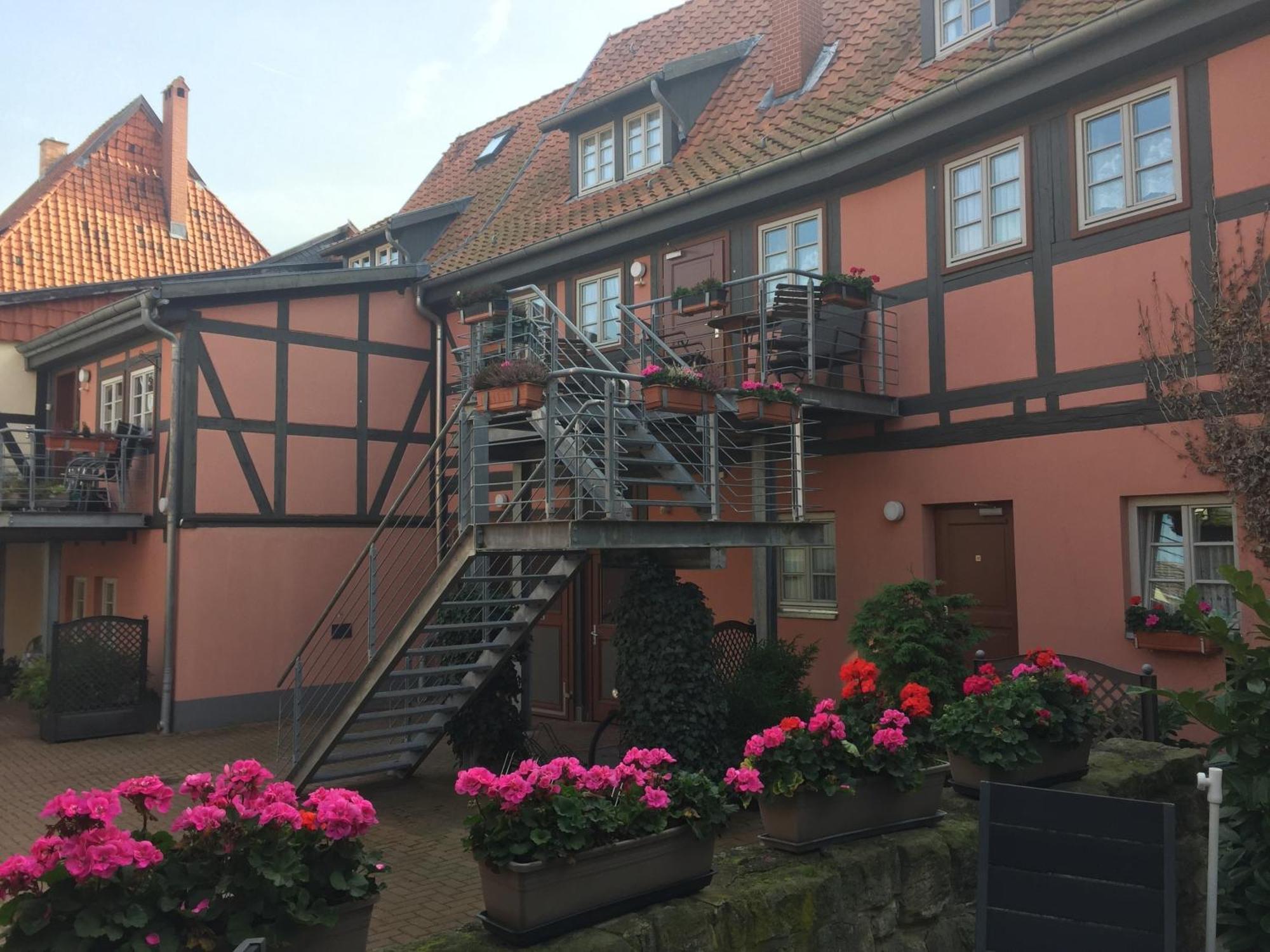 Apartment Mit Balkon No4 Quedlinburg Exteriör bild